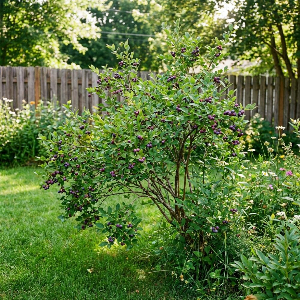 Huckleberry Plant, Huckleberry Bushes Live Plant, 4 Inches Pot, 3-5 Inc Tall, Hardy Fruit Tree for Indoor Outdoor Growing
