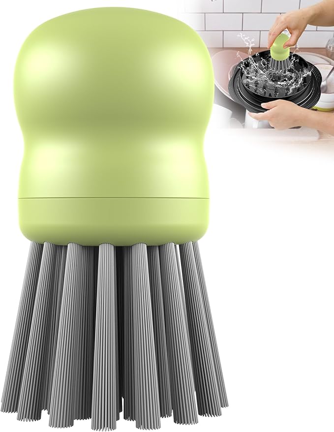Mini Dish Brush for Cleaning Chicken Shredder, Palm Brush Dish Scrubber