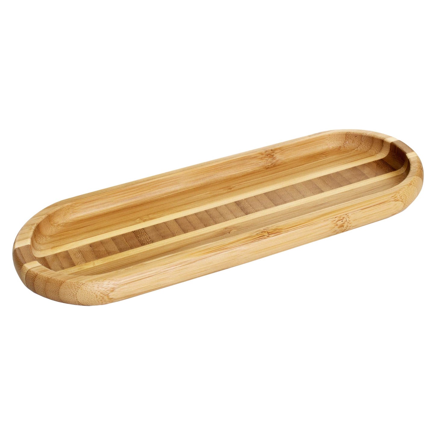 Totally Bamboo Catch-All Spoon Rest with Inlay Design