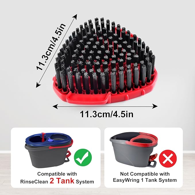 2 Pack Upgrade Scrub Brush Replace Heads Compatible