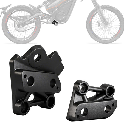 IUVWISN Foot Pegs Brackets for Talaria XXX X3/PRO Footpeg Holder Kits Pedal Bracket Support EBike Electric Dirt Bike Black