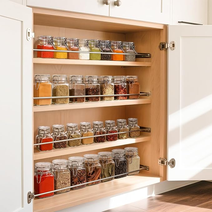ComSaf 4 oz Glass Jars with Lid, Spice Jars, Small Mason Jar, Canning Jar