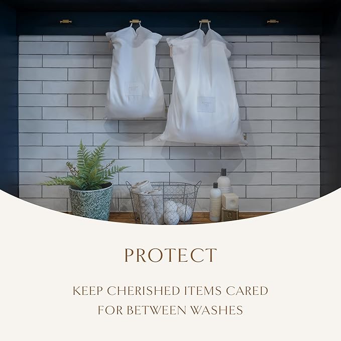 Hayden Hill Luxury Organic Cotton Travel Laundry Bags