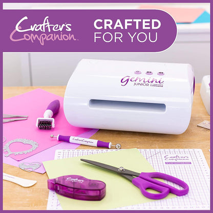 Crafters Companion Adhesive Glue Tape Roller - Long Lasting 22m Length - Permanent - 4pc Bundle Pack - Great for Crafting, Card Making & Scrapbooking