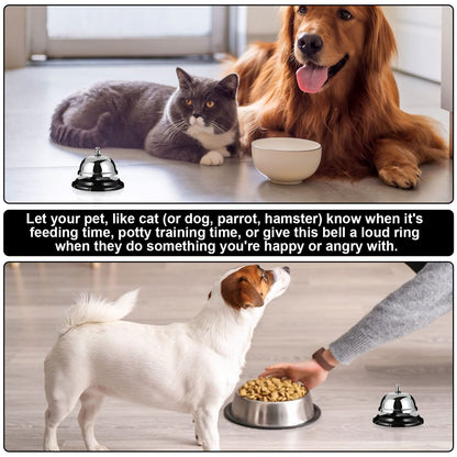 QTLCOHD 12 Pack Call Bell 3.35 Inch Diameter Desk Bell for Service