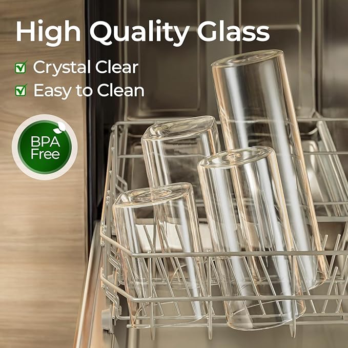 ComSaf 1.9 Qt Glass Storage Containers