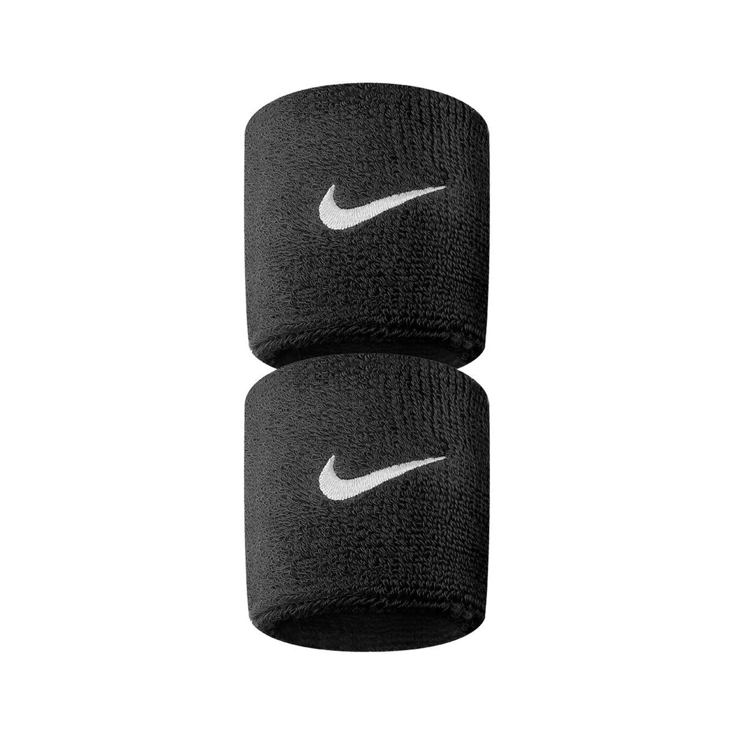 Nike Swoosh Wristbands 2pk Black | White