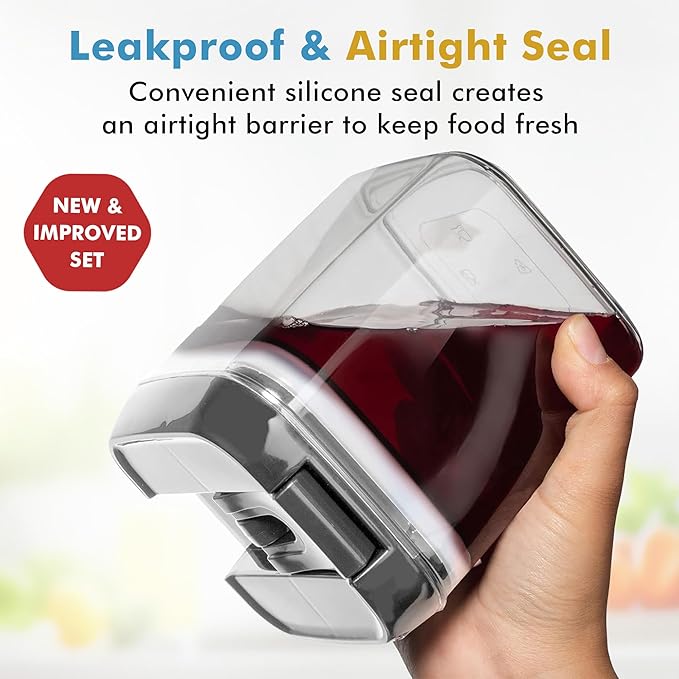 Shazo 9 PC Airtight Food Storage Containers