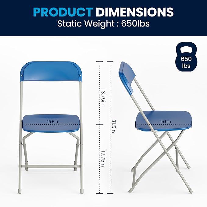 Flash Furniture Hercules Series Plastic Folding Chair