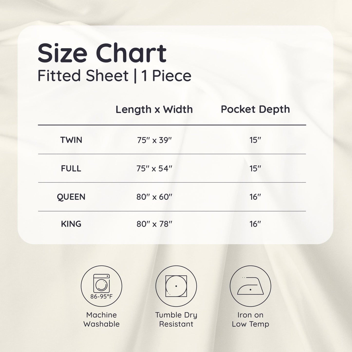 Bambaw 100% Viscose Derived from Bamboo Fitted Sheets King Size Only, Cooling Fitted Sheet King Size for Night Sweats, 16’’ Deep Pocket, Breathable & Oeko-TEX® Standard 100 Certified (Charcoal)