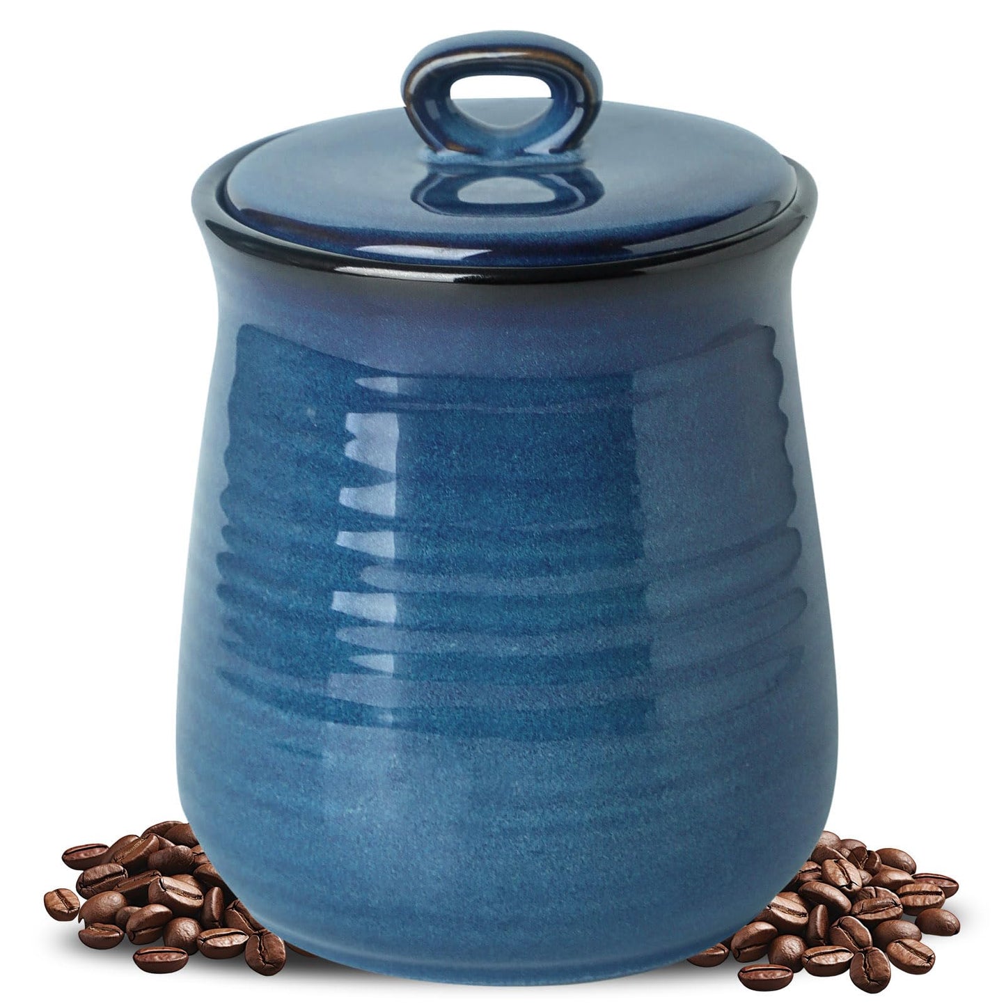Tikooere Ceramic 3-Piece Set - Salt and Pepper Shakers Set, Cookie Jar with Lid
