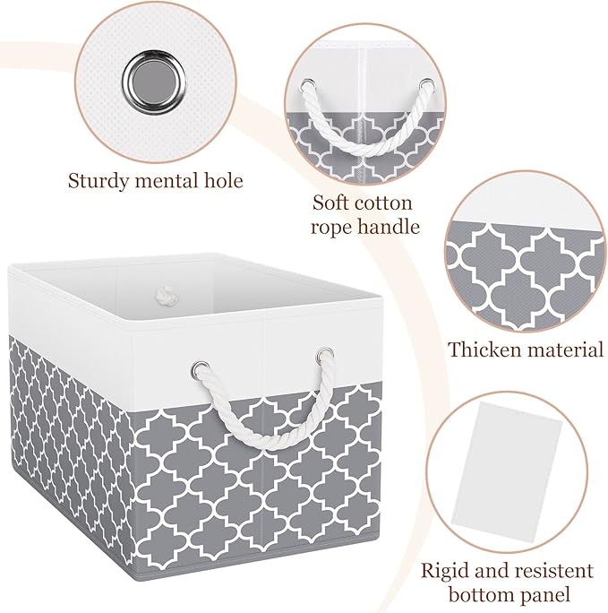 Fab totes Storage Bins, Foldable Storage Baskets