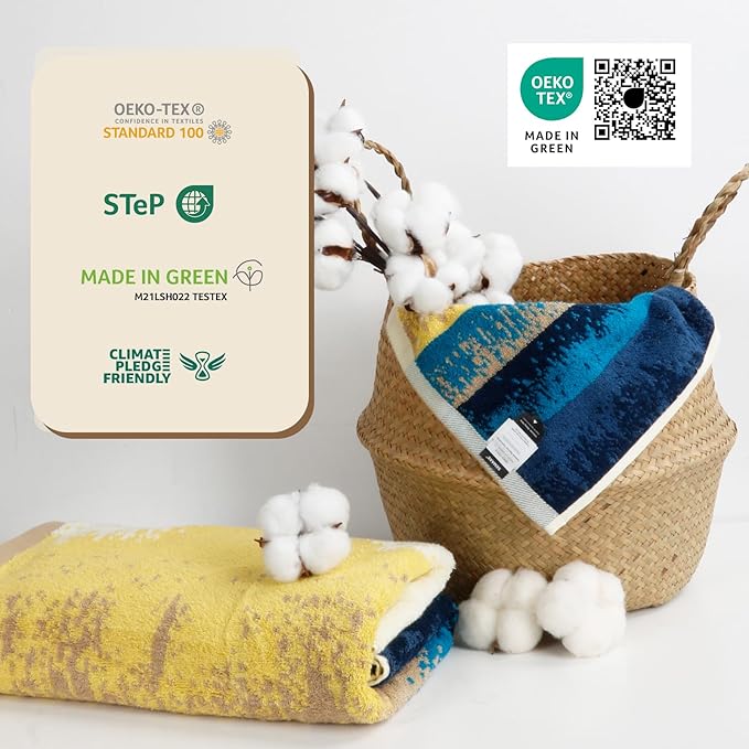 SEMAXE 4-Pack Luxury Bath Towels