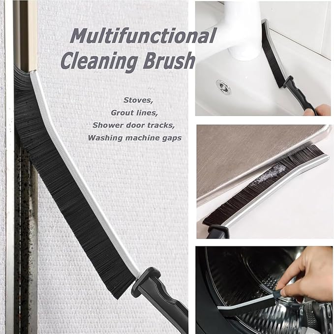 Crevice Cleaning Brush Set, Tight Spaces & More