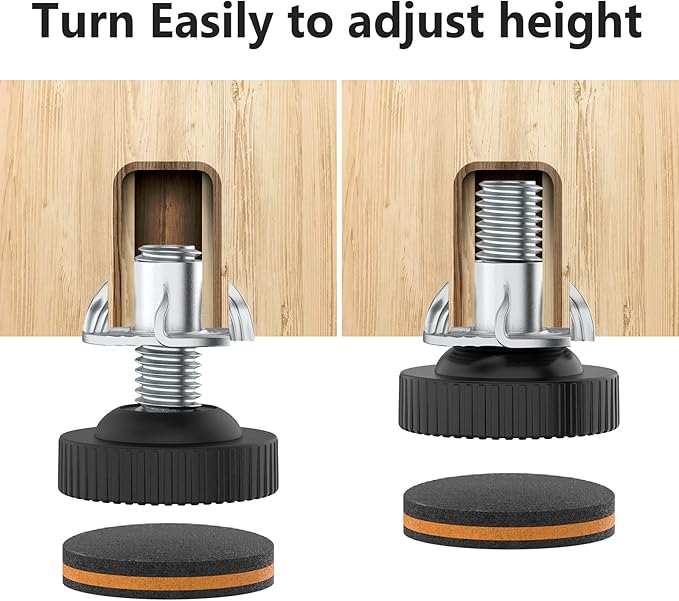 20 Pcs Adjustable Furniture Feet Levelers