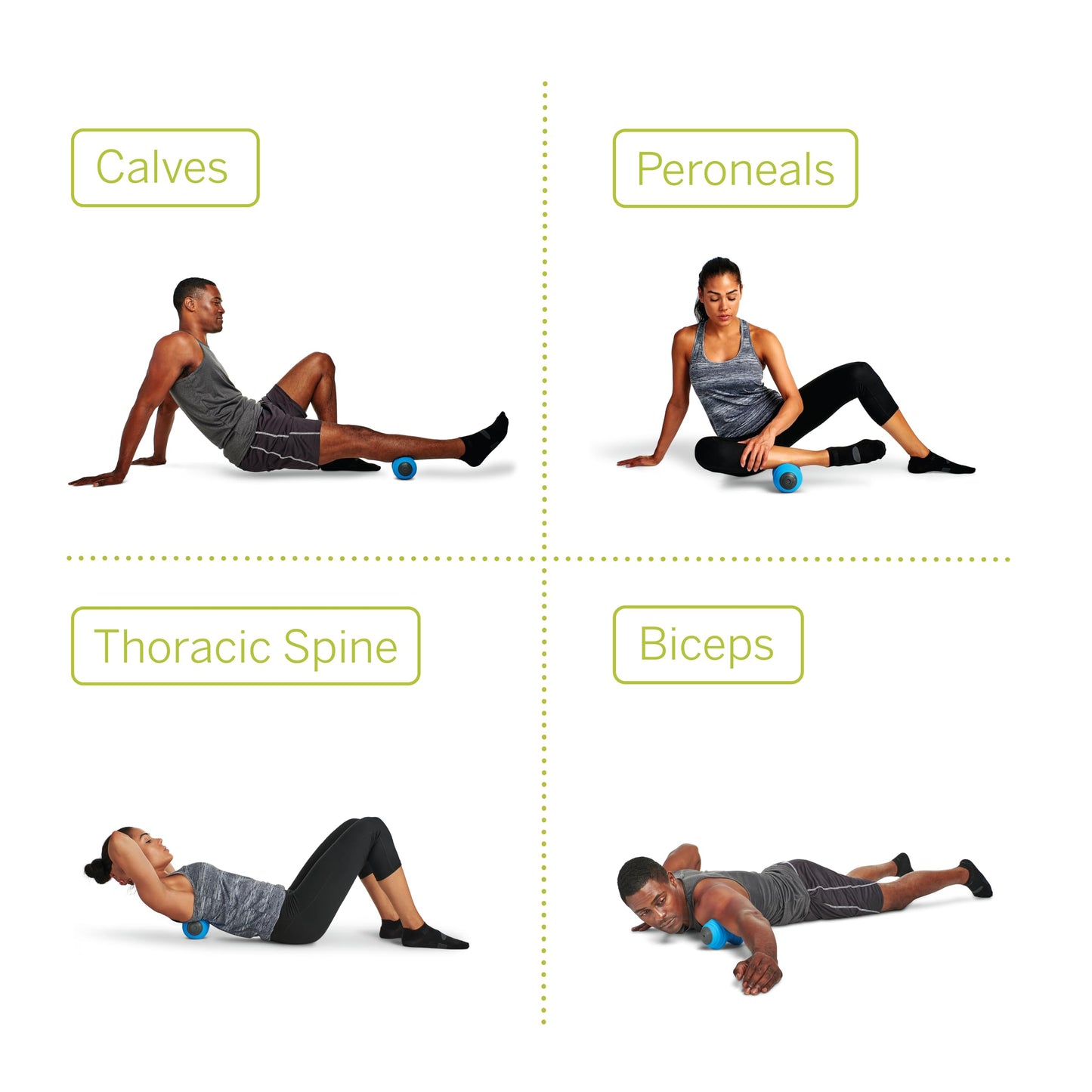 Trigger Point Performance TriggerPoint CHARGE VIBE Three-Speed Ridged Vibrating Portable Foam Roller