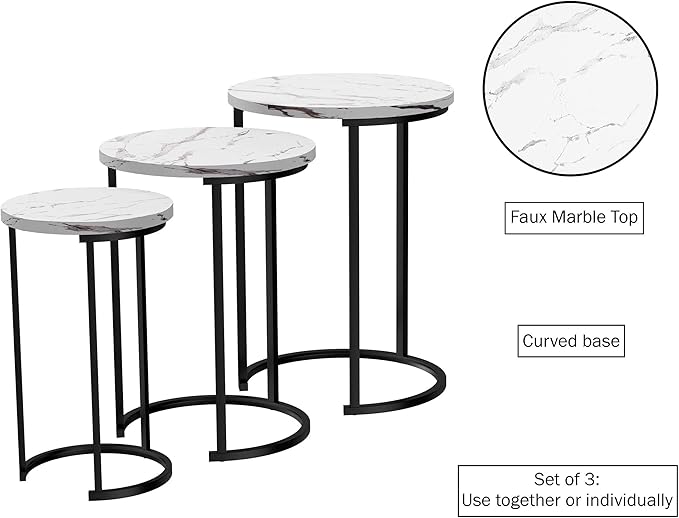 Lavish Home Nesting Tables