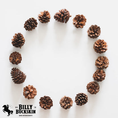20 Large Natural Pine Cones for Crafts, 3" to 4" Tall Pine Cones Craft for Table, Home Decor, Vase Fillers, Desk & Christmas Trees, Unscented Pinecones Crafts Ornament for Decorating by Billy Buckskin