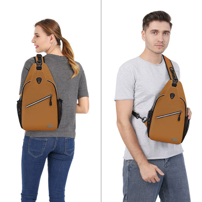 MOSISO Sling Backpack, Multipurpose Crossbody Shoulder Bag Travel Hiking Daypack