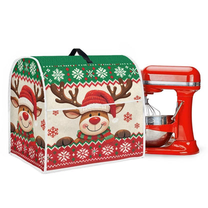 HUISEFOR Christmas Stand Mixer Cover 4.5-5 Quart Kitchen Mixer Cover Washable Food Processor Protective Covers Dust Protection Insulated Kitchen Decoration Gift for Christmas