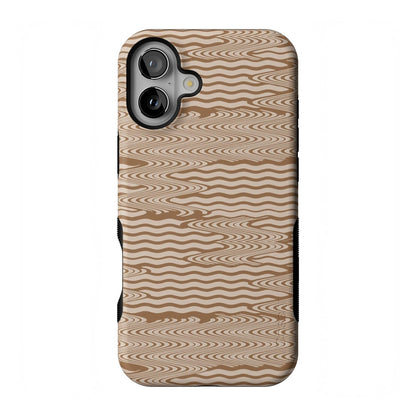 Casely iPhone 16 Plus Case | Blue Stripes | Sunday Best | Compatible with MagSafe | Bold Protective Design