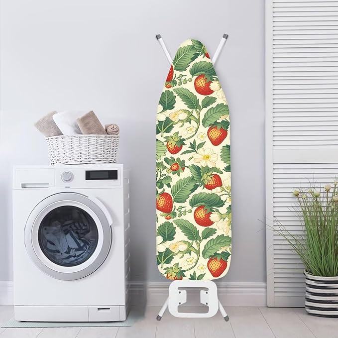 Leaves Strawberry Ironing Board Cover Standard Ironing Board Cover