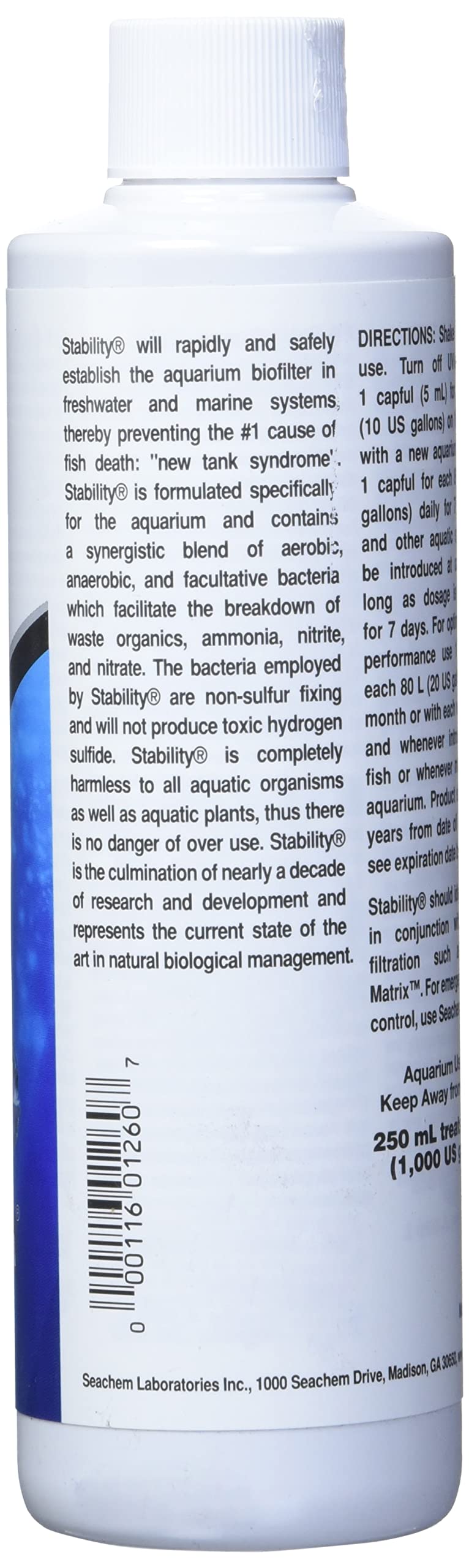 Seachem Stability Tank Stabilization System, 250 ml