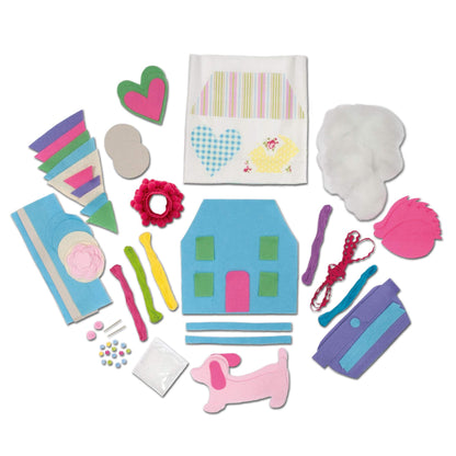 Galt Sewing Case - Creative Cases Childrens Sewing Set - Introduction to Sewing Kit -Learn to Sew Arts and Crafts Kit for Kids - 6 Colourful and Fun Sewing Projects, Carry Case and Guide - Ages 7 Plus