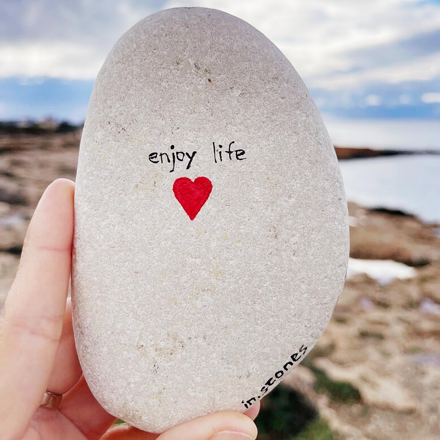 MSACC 16PCS Large Rocks for Painting, 3.3-4.0 Inch River Rocks to Paint, Flat Painting Rocks,Smooth Kindness Rocks for Crafts, DIY,Garden Decoration