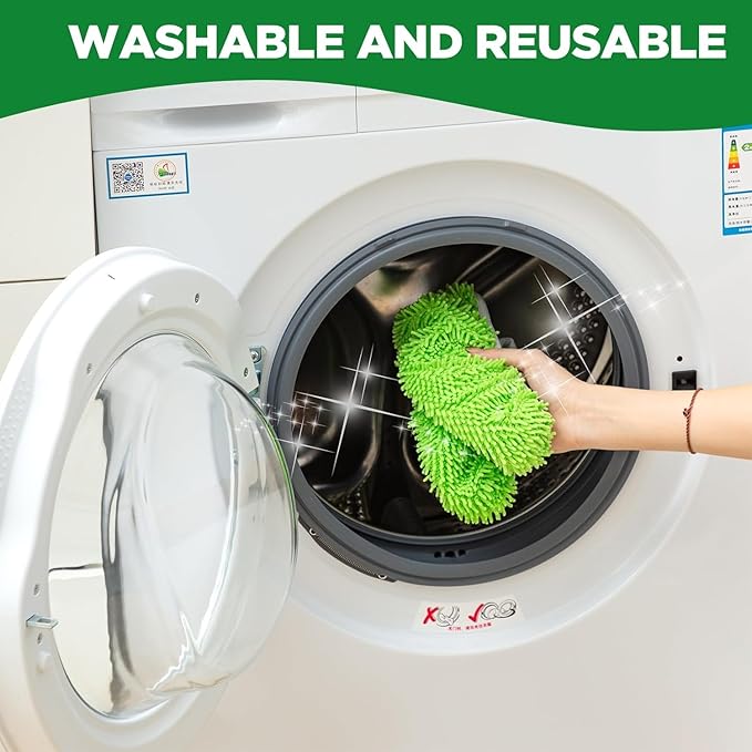 Reusable Microfiber Mop Pads Washable Wet Pads Compatible