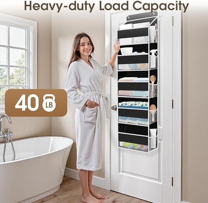 1 Pack Over The Door Organizer, Hanging Storage Organizer