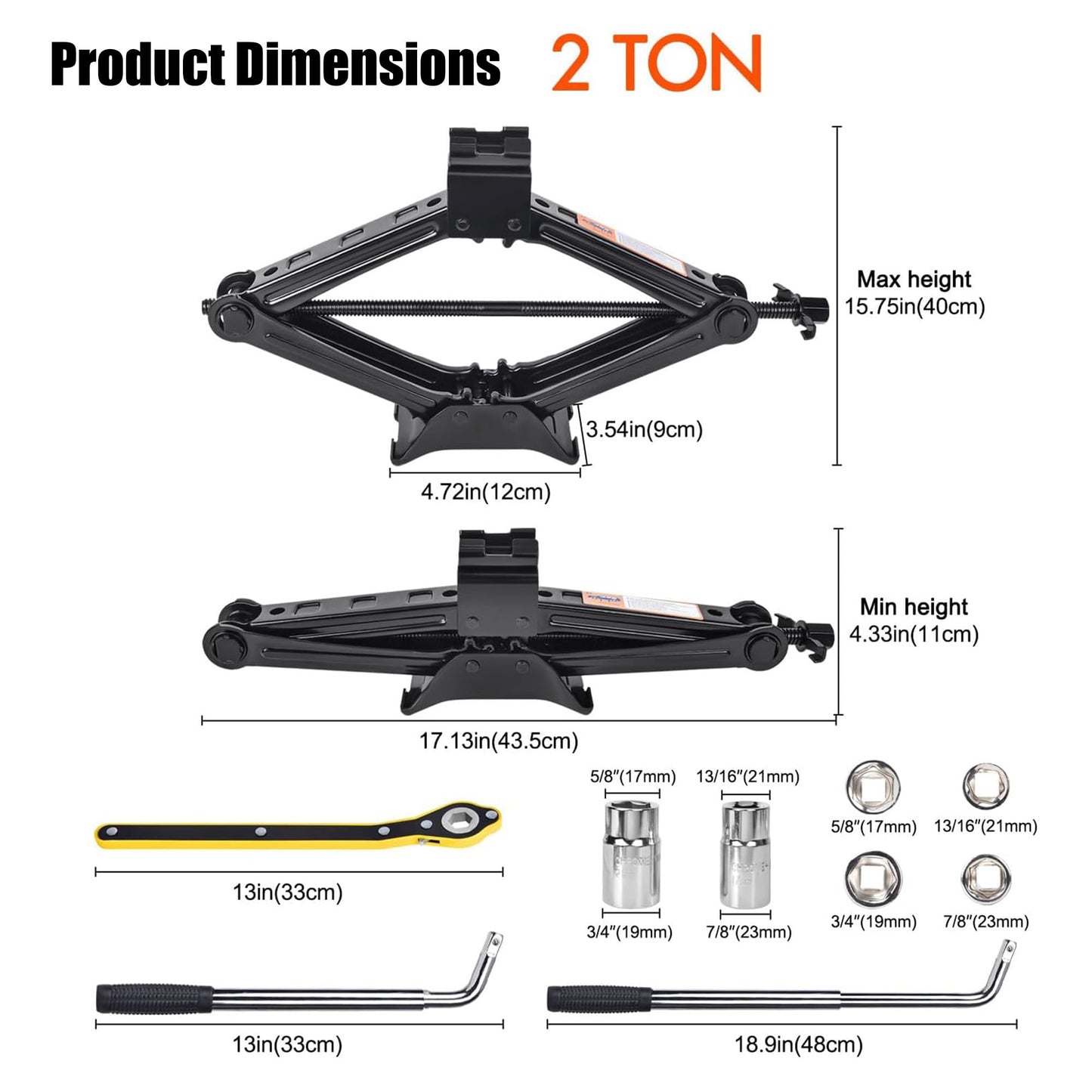Gleyi Spare Tire Kit Compatible with 2017-2026 Model 3 - Includes 18x4 Rim, 135/80R18 Spare Tire, 26.5” Rolling Diameter Includes car Jack kit and Spare tire Bag.