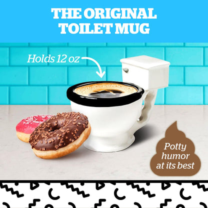 BigMouth Inc The Original Toilet Mug - Funny Coffee Cup - 12 Oz