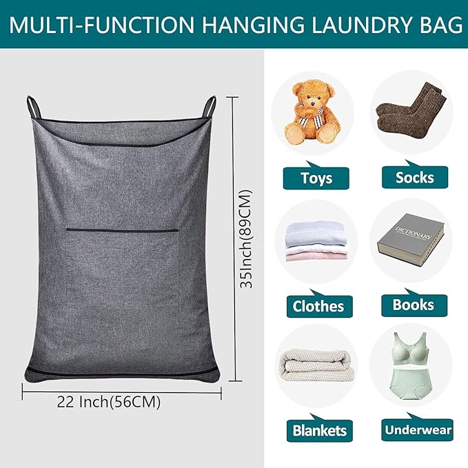 XL Hanging Hamper, Over The Door Hamper