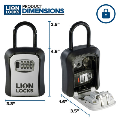 Key Lock Box for Keys with Code (24 Pack) 4 Digit Combination Lockbox for Keys Outdoor, Portable, Waterproof, Realtor Lock Box