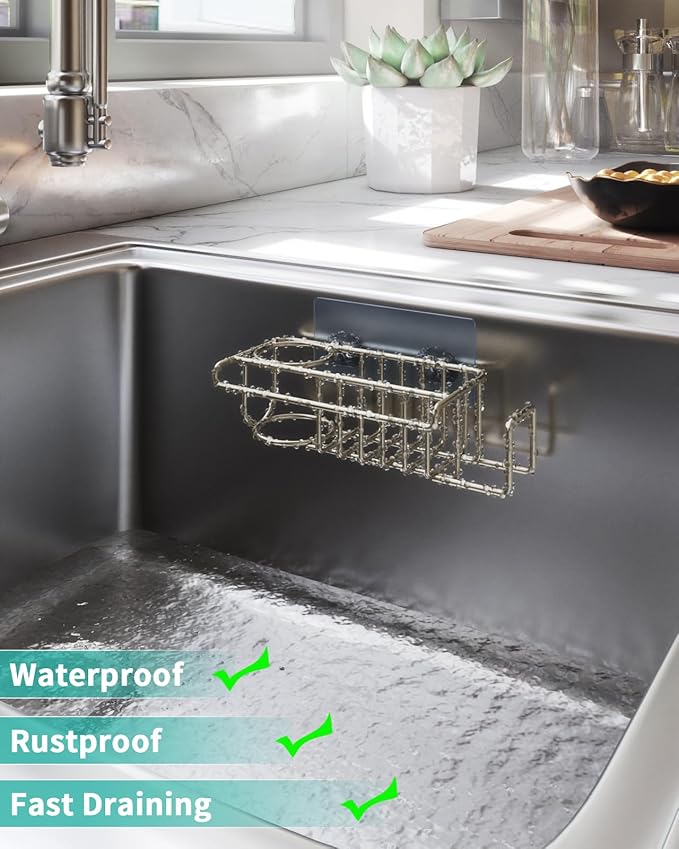 HapiRm Sink Caddy Sponge Holder