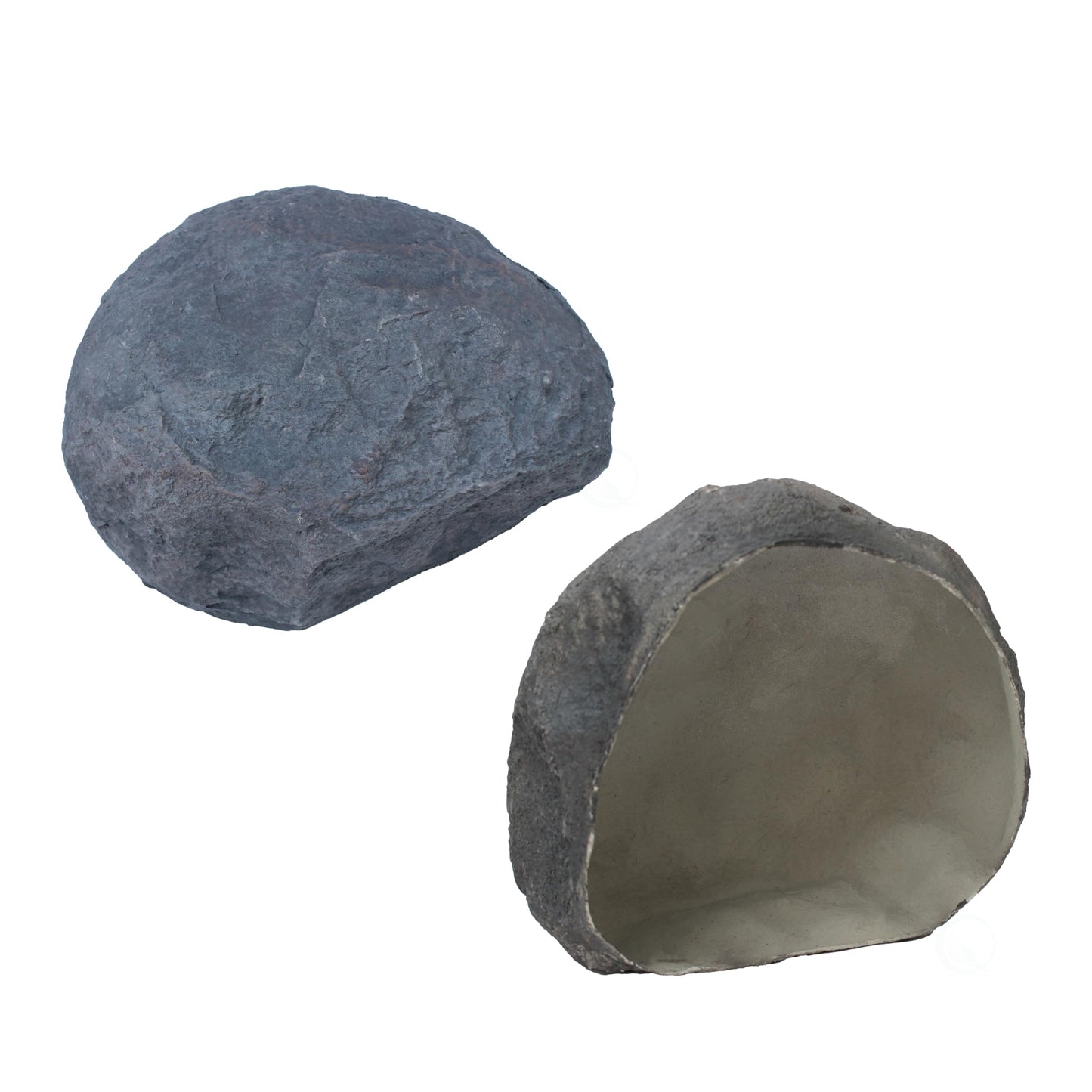 Gardenised Outdoor Artificial Lightweight Cobble Rock Decor, Covers Up Landscape Utilities