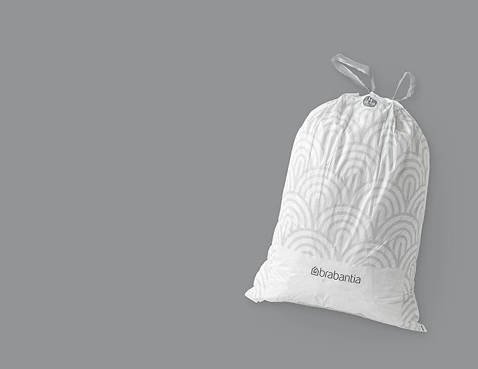 Brabantia PerfectFit Trash Bags Thick Plastic Trash Can Liners