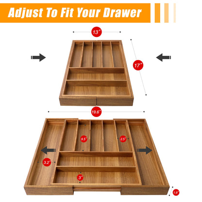 Kitchen Silverware Drawer Organizer and Storage Cabinet Utensil Rack Bathroom Counter Vanity Extra Large Big Cooking Drawer Organizers Countertop Pantry Storage Cabinet Best Kitchen Must Haves 2025