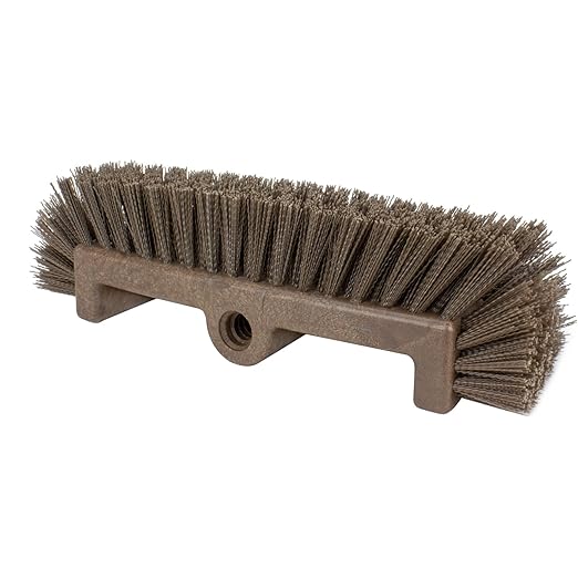 SPARTA Multi-Level Tile Scrub Brush 12" Wide Brush Head, Heavy-Duty Tile