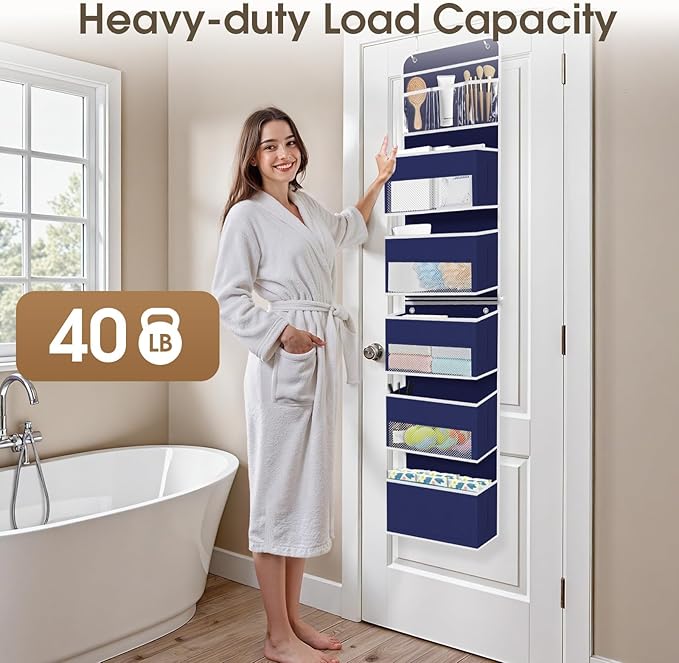 6-Tier Over The Door Organizer Hanging Storage Organizers