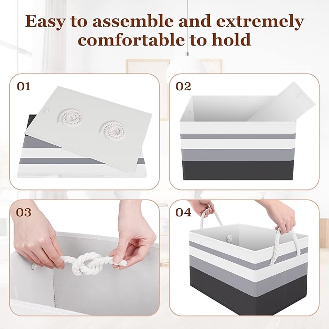 Fab totes Storage Bins, Foldable Storage Baskets