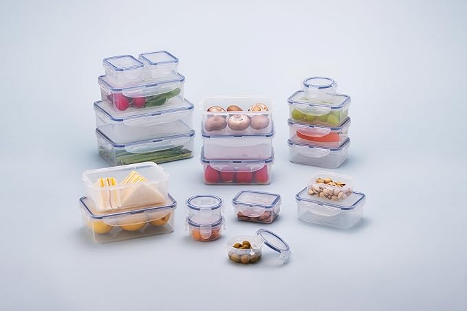 LOCK & LOCK Easy Essentials Food Storage lids/Airtight containers, BPA Free
