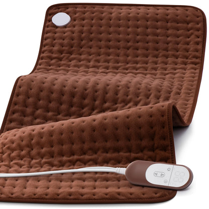 Heating pad for Back, Neck, Shoulder, Cramps and Leg Pain Relief, Heat Pads Christmas Gifts for Women, Men, Mom, Dad, Auto-Off,Machine Washable,Moist Dry Heat Options,Extra Large 12"x24"