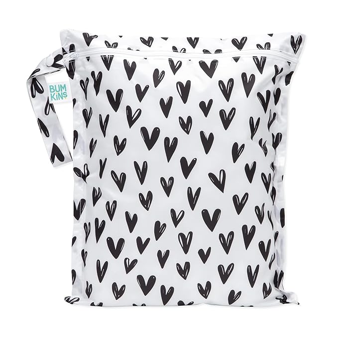 Bumkins Waterproof Wet Bag for Baby, Swim Suit, Cloth Diapers, Pump Parts