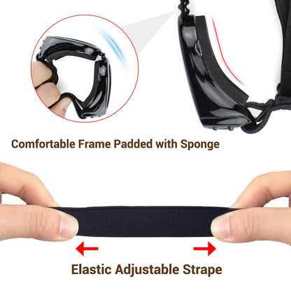 PETLESO Dog Sunglasses for Small Dogs Waterproof Anti-UV Protective Glasses for Small Dogs - Transparent
