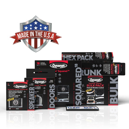 DYNAMAT 11103 Dynaliner 32" x 54" x 1/2" Thick Self-Adhesive Sound Deadener – Made in USA