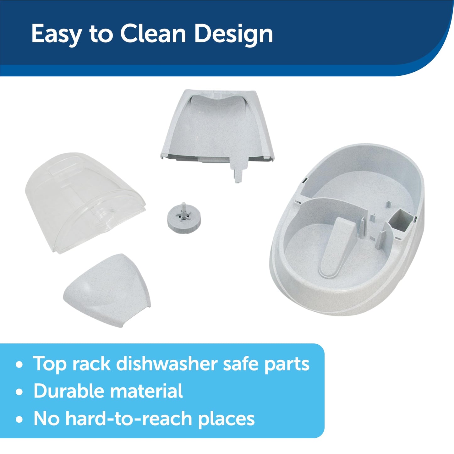 PetSafe Drinkwell Platinum Pet Fountain - Automatic Drinking Fountain for Cats and Dogs, Filtered Water, 5 Litre