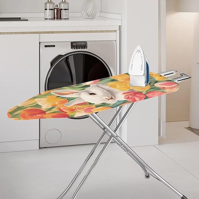 Tulip Ironing Board Cover Standard Size 15″x54″ Bunny Ironing Board Padding