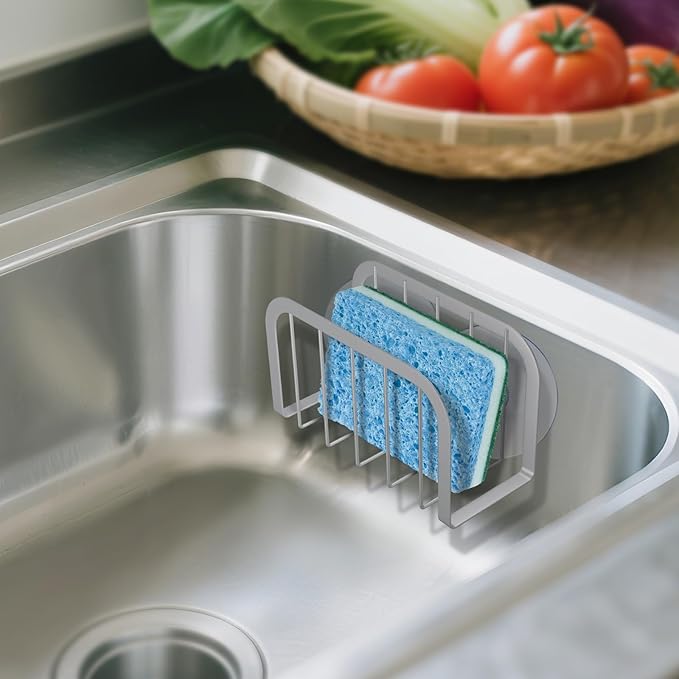 Sponge Holder for Kitchen Sink, Sink Organizer, Kitchen Sponge Holder
